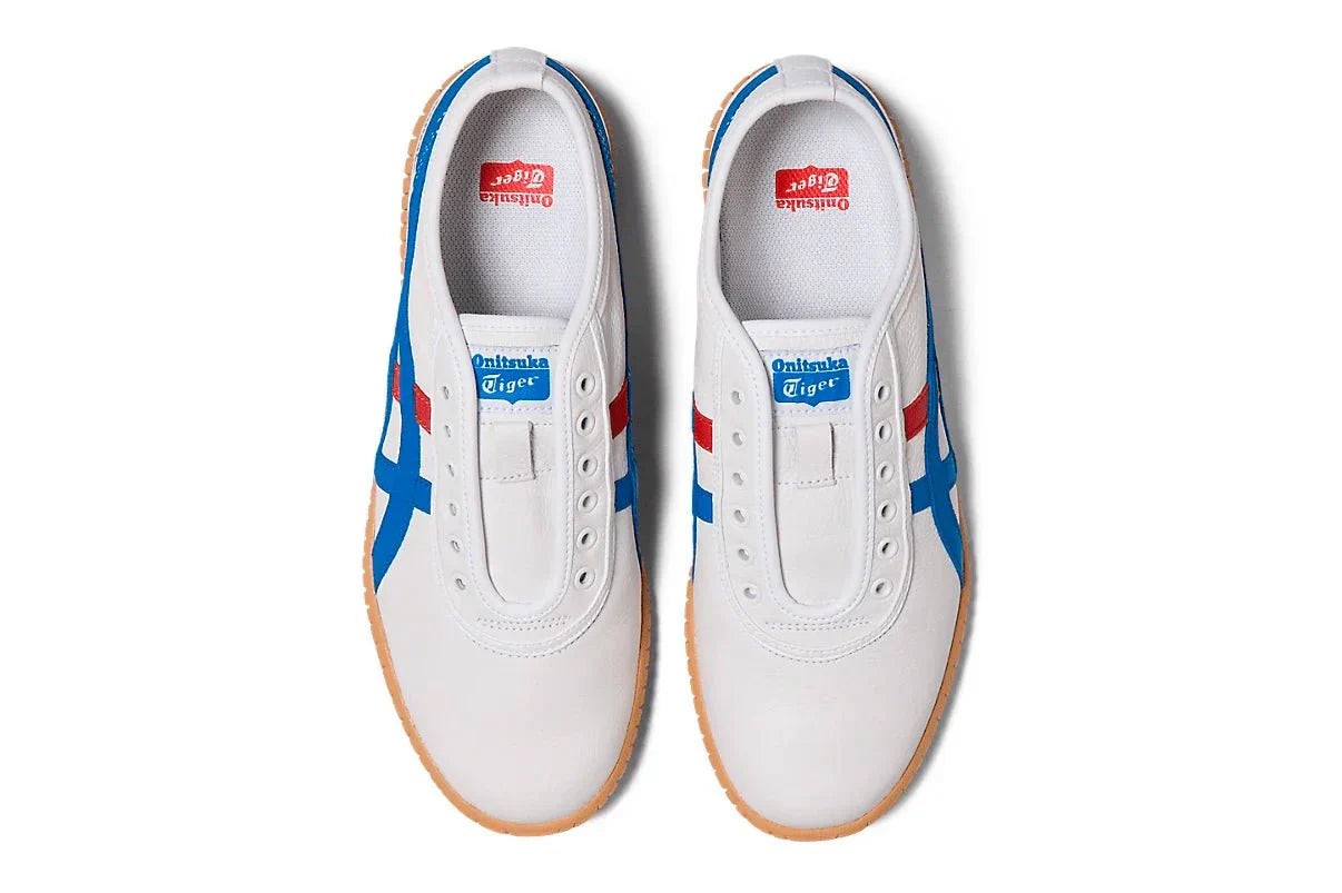 Onitsuka Tiger Tsunahiki Slip - On White/Directoire Blue Branco - Meireles Sport