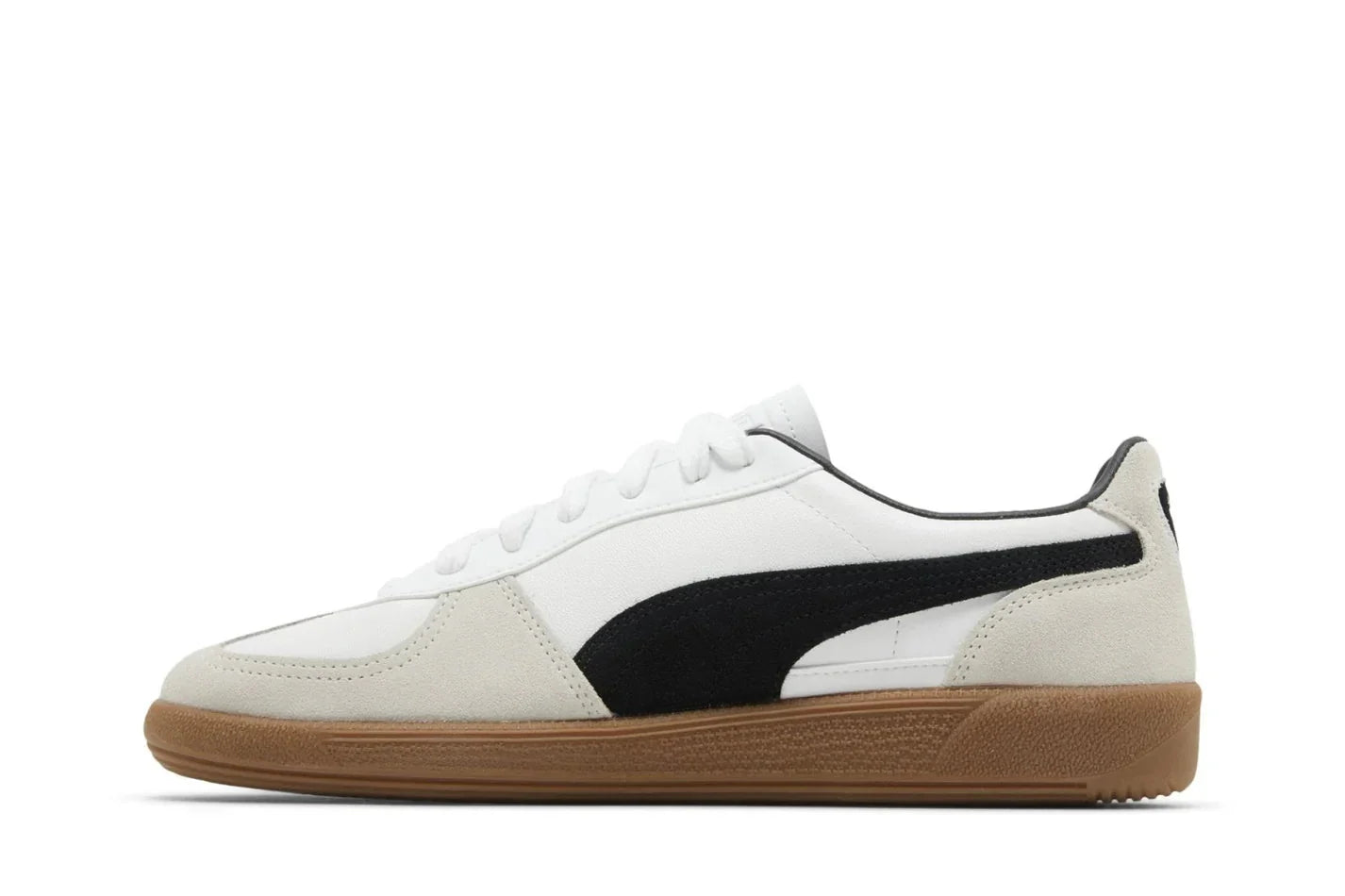 Puma Palermo Leather White Vapor Grey Gum Cinza - Meireles Sport