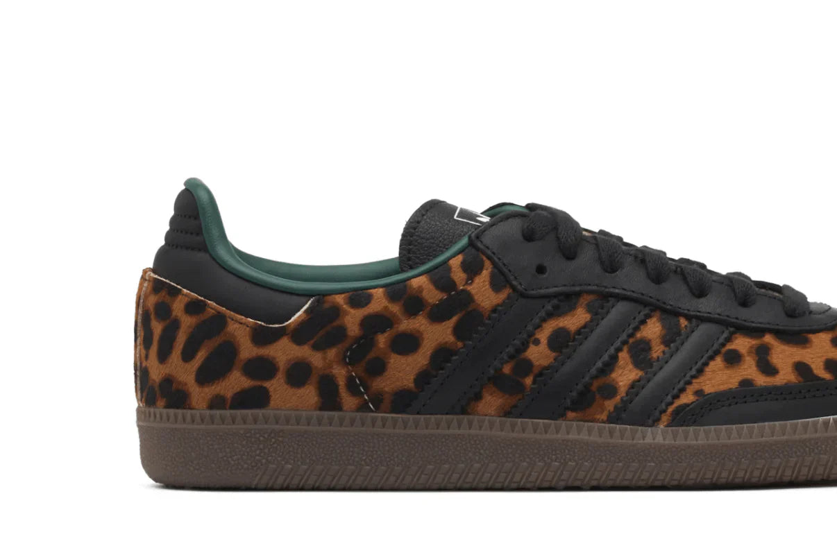 Adidas Samba Og Collegiate Green Leopard Marrom
