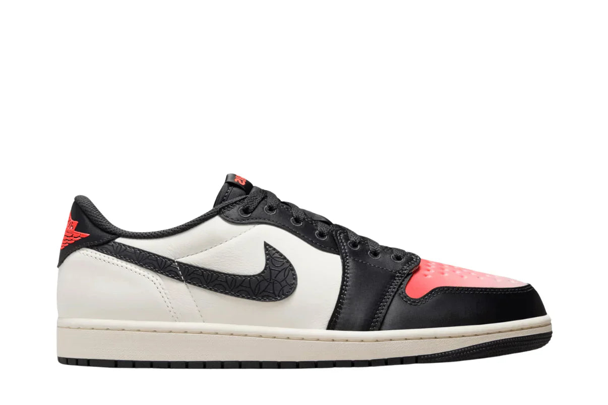 Air Jordan 1 Low x Paris Saint Germain Sail and Off Noir Preto