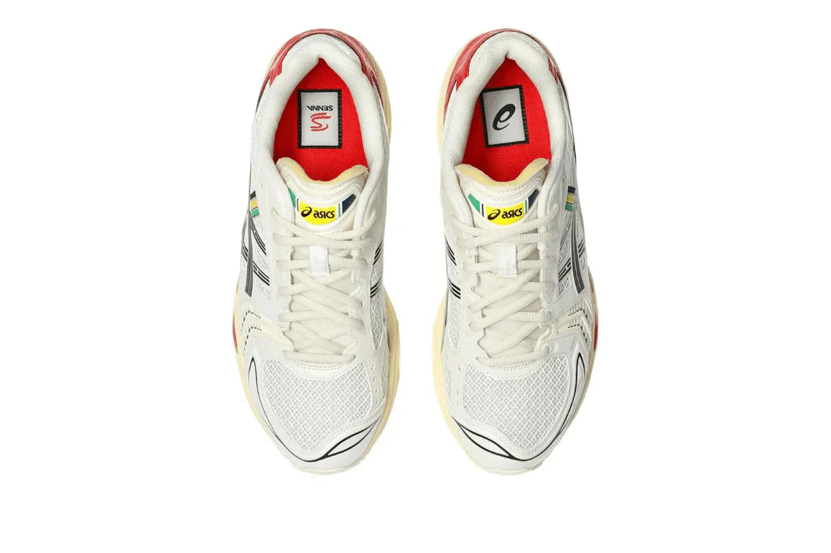 Asics Gel-Kayano 14 x Senna White Red Branco